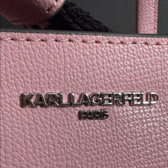 NEW Karl Lagerfeld Pink Paris Tote WITH STRAP